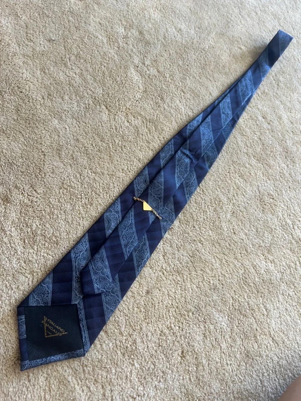 Vitaliano Pancaldi 💯 silk hand made tie NWOT-